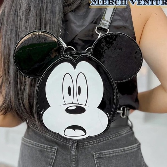 Loungefly Disney Spooked Mickey Mouse Convertible Mini Backpack - Picture 2 of 7
